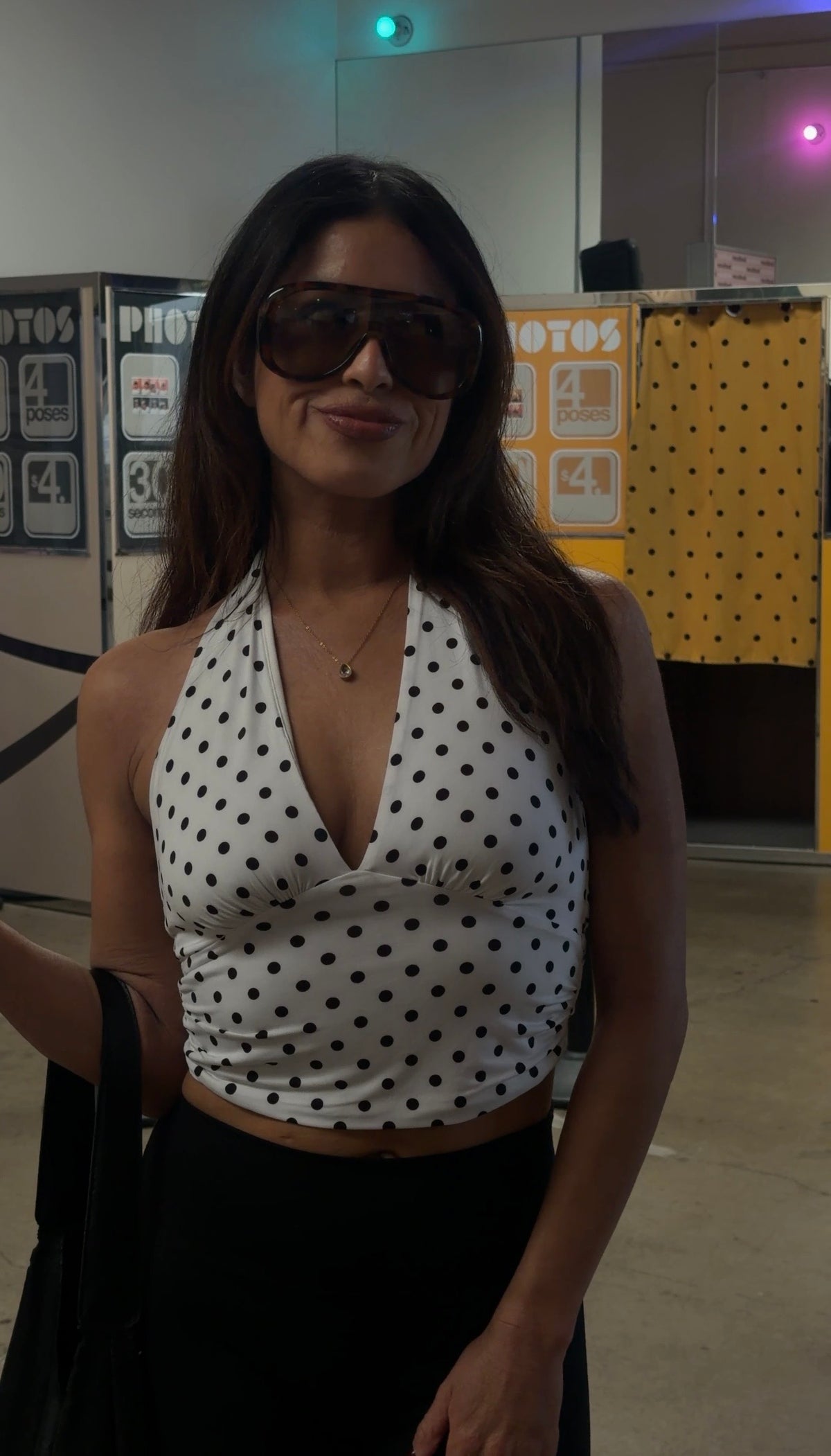 Myra Polka Dot Halter